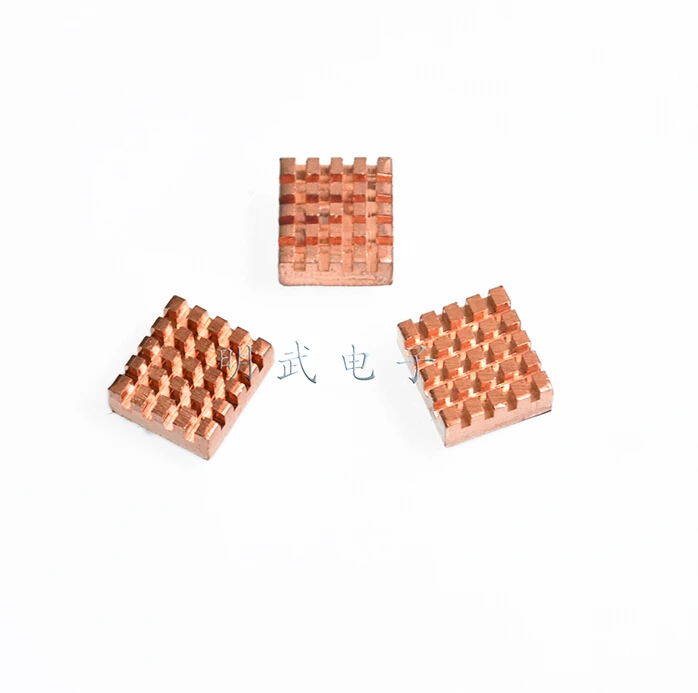 3 шт./лот Raspberry pie raspberry Pi загружен одиночный выделенный медный радиатор |