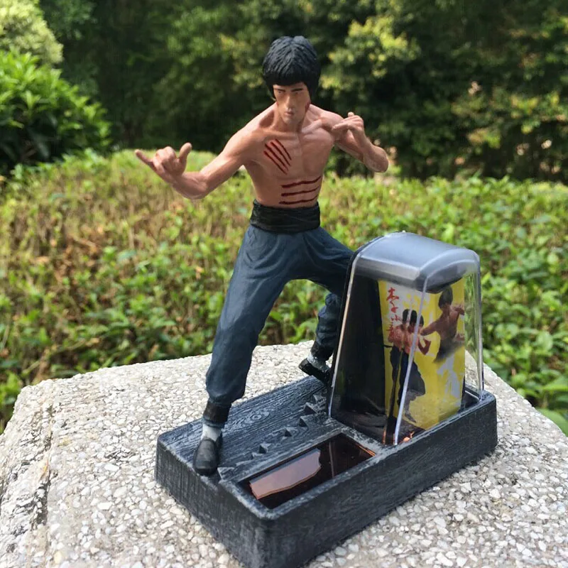 

1PC Bruce Lee Cool Models Toys For Childern Hand To Do Ornaments High Quality Environmental Odorless PVC Action & Toy Figures