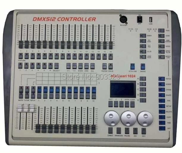 

Rasha New Arrival Mini Pearl 1024 DMX Light Controller,Stage Disco Console,DMX DJ Console For Stage Light With Flight Case