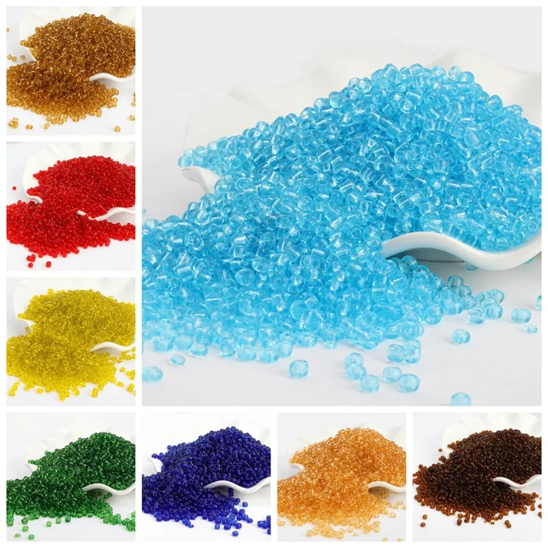 

3mm 500pcs/lot Austria Crystal Round Hole Bead Transparent Color Czech Glass Loose Beads For Kids DIY Jewelry Making Fit
