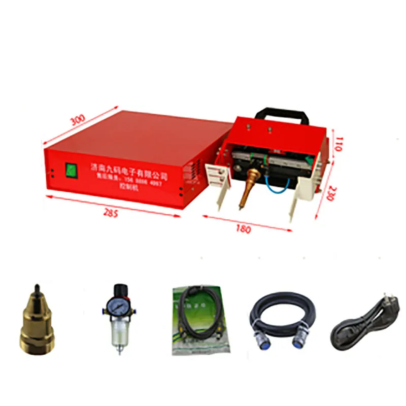 

Portable Metal Pneumatic Dot Peen Marking Machine For VIN Code(100*20mm) Frame Marking Machine chassis number 220V/110V