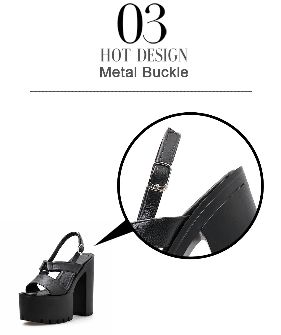 square high heeled sandals