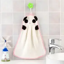 Новое Детское полотенце для рук мягкие детские мультфильм животных висит банное полотенце лицо Полотенца