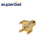 Superbat SMB через отверстие наружный разъем крепление припоя терминал прямой РЧ коаксиальный разъем аудио/видео