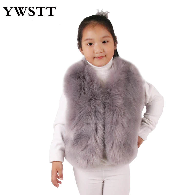 

Ywstt Girls Autumn Winter Wild Imitation Fur Vest 2017 New Children's Vest Coat Suitable For Boys And Girls