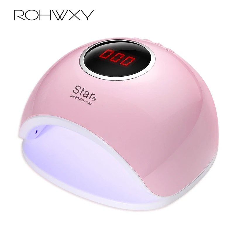

ROHWXY new 72W UV LED Nail Lamp Infrared Sensor Gel Nail Polish Dryer Nails Art Gel Curing Light Auto On Electric Nail Dryer