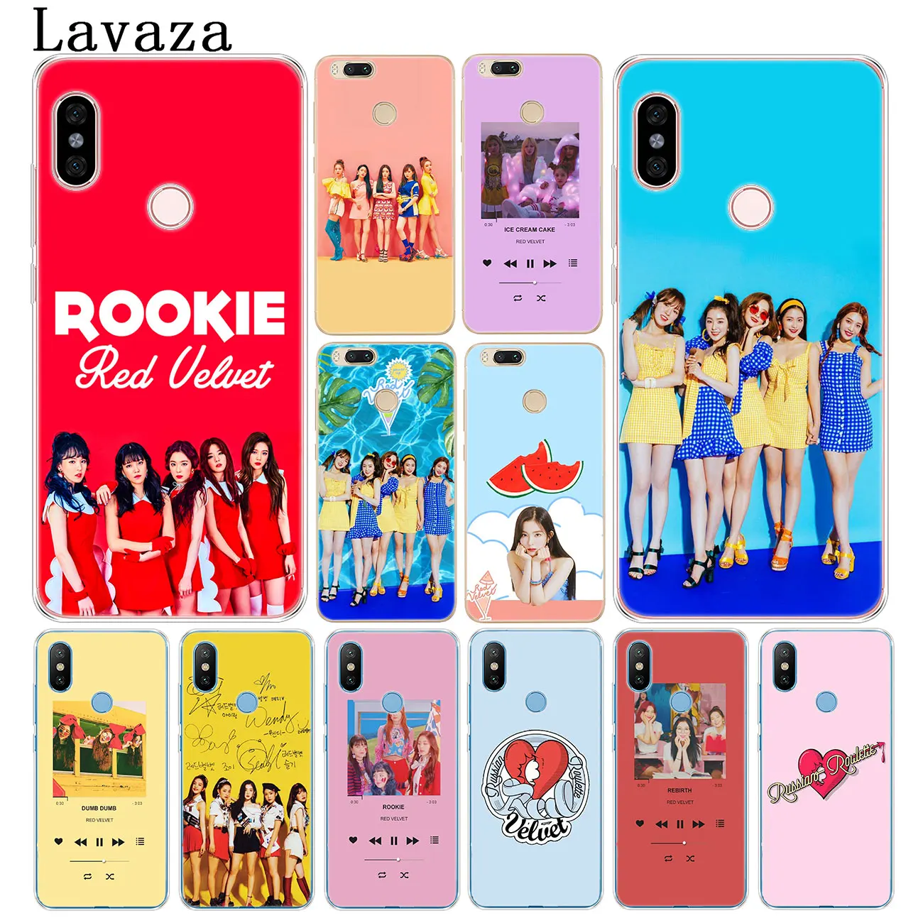 Lavaza красный бархат kpop жесткий чехол для телефона Xiaomi Redmi K20 8A 7A 5A 6A Примечание 8 7 5 6