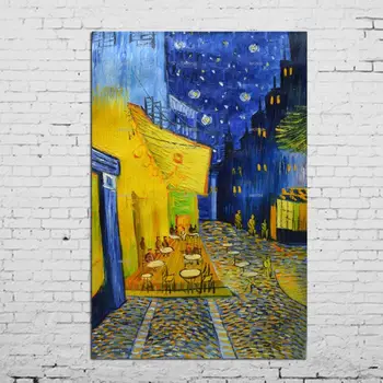 

Cafe Modern Impressionism Vincent Van Gogh Art Handmade Oil Painting Wall Picture Canvas Art Picture For Restaurant Home Decor