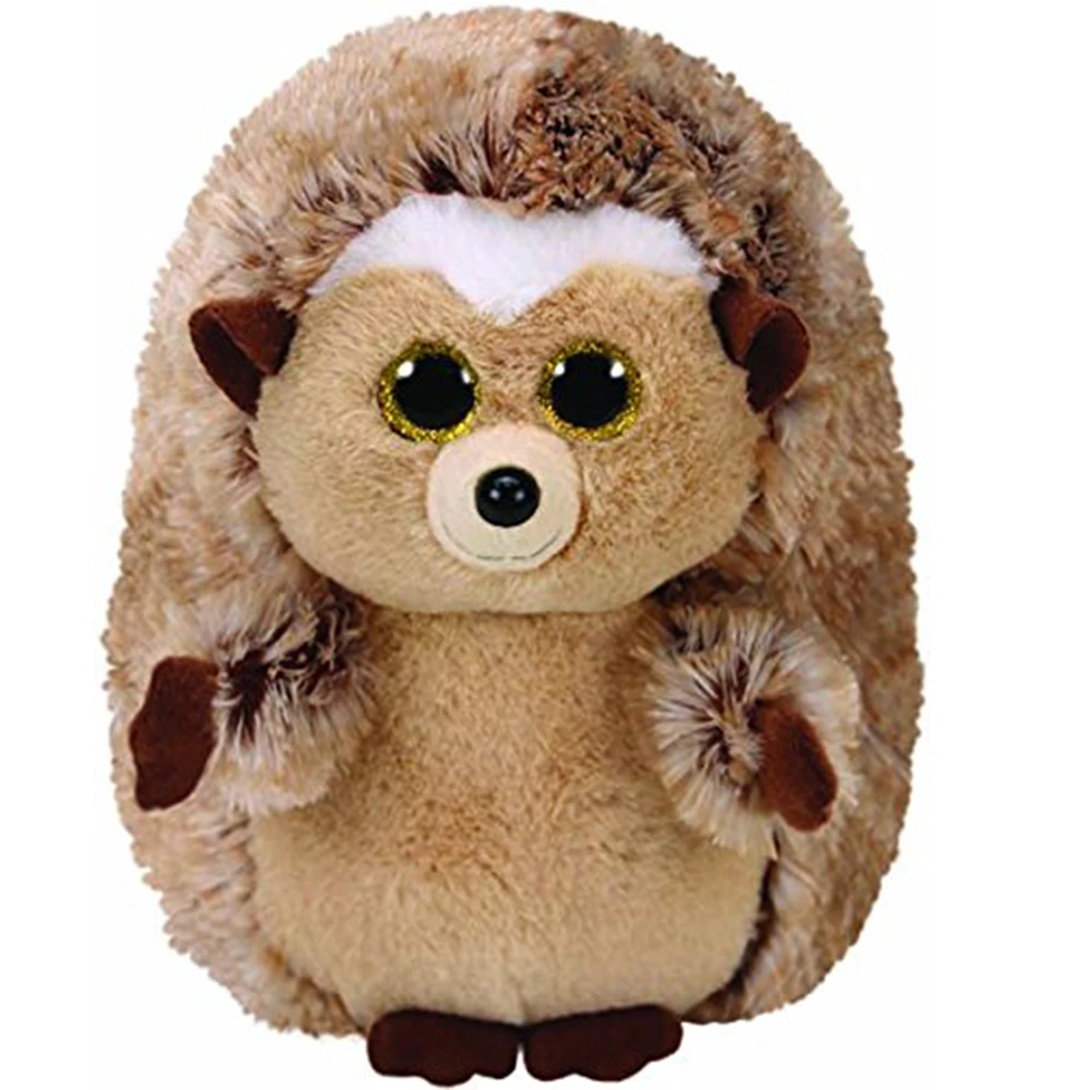 

Pyoopeo Ty Beanie Babies 6" 15cm Ida the Hedgehog Plush Regular Soft Big-eyed Stuffed Collection Doll Toy with Heart Tag