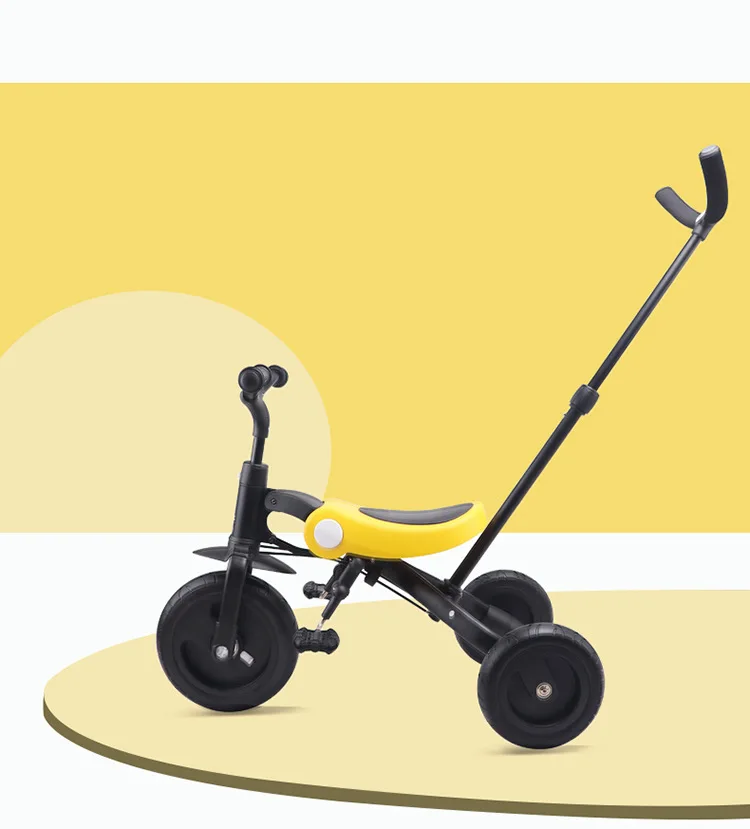 2019 new children's tricycle trolley 2-3-6 years old bicycle lightweight folding bicycle stroller