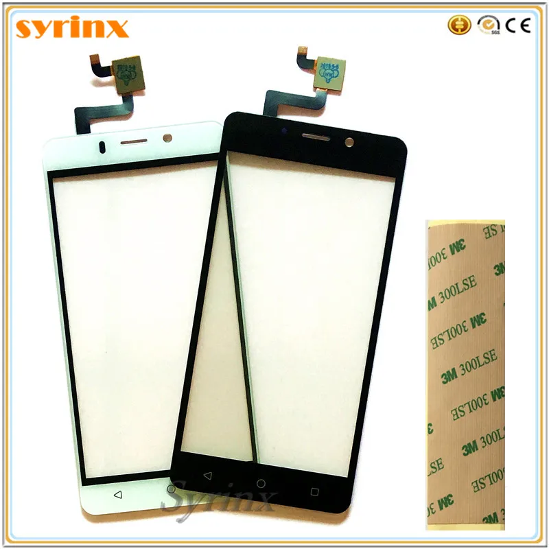 

Syrinx 5.0 inch Free 3M Tape Mobile Phone Touchscreen Panel Sensor For Tele2 Maxi LTE Touch Screen Digitizer Front Glass