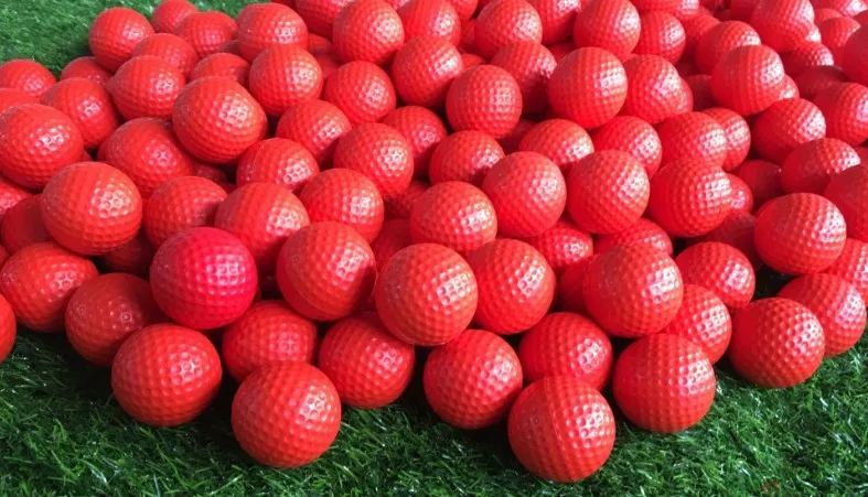 Golf ball PU ball soft ball indoor practice ball color sponge ball swing exercise field ball indoor training golfball Golf ball PU ball soft ball indoor practice ball color sponge ball swing exercise field ball indoor training golfball