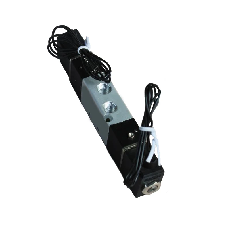 4V120-06 двойной Электронный контроль пневматический клапан 220 В Соленоидный клапан Реверсивный, воздушный клапан 5 портов 2 положения