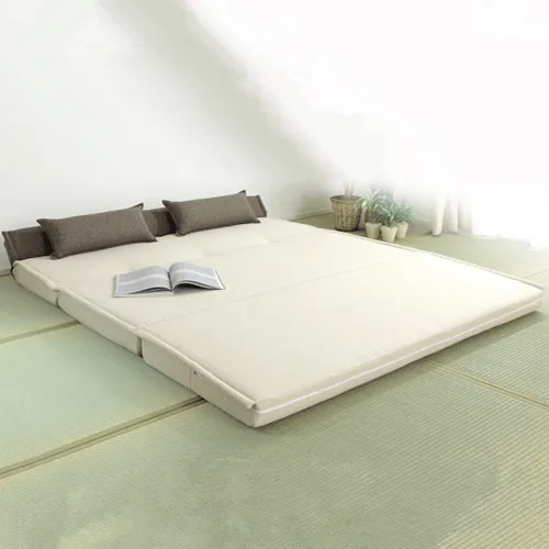 Multifunctional tatami sofa bed 1.5 m double fold fabric beanbag sofa