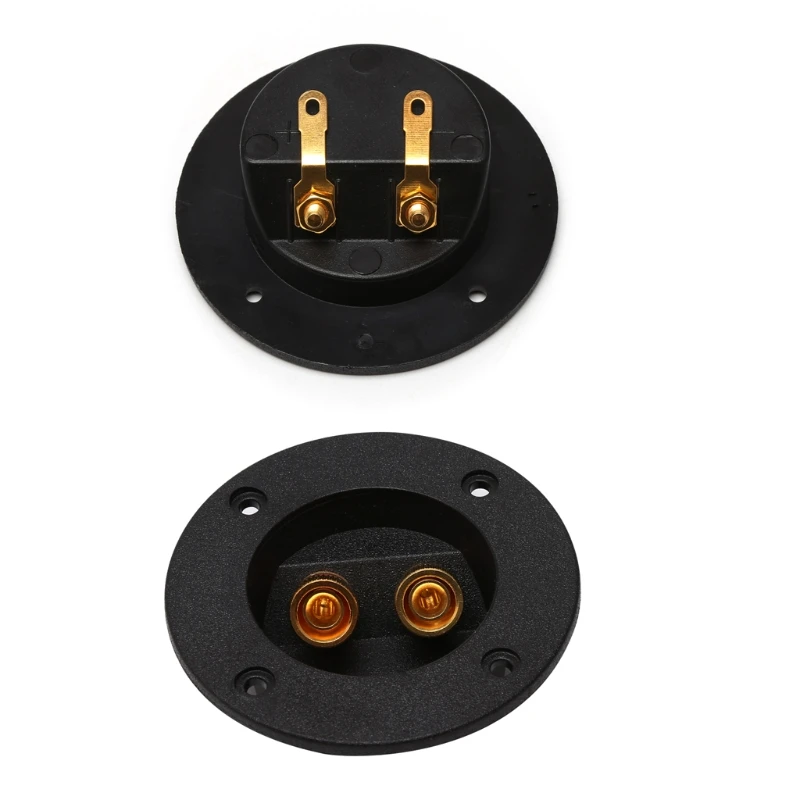 Car Stereo Speaker Box Terminal Connector Round Spring Cup Connector