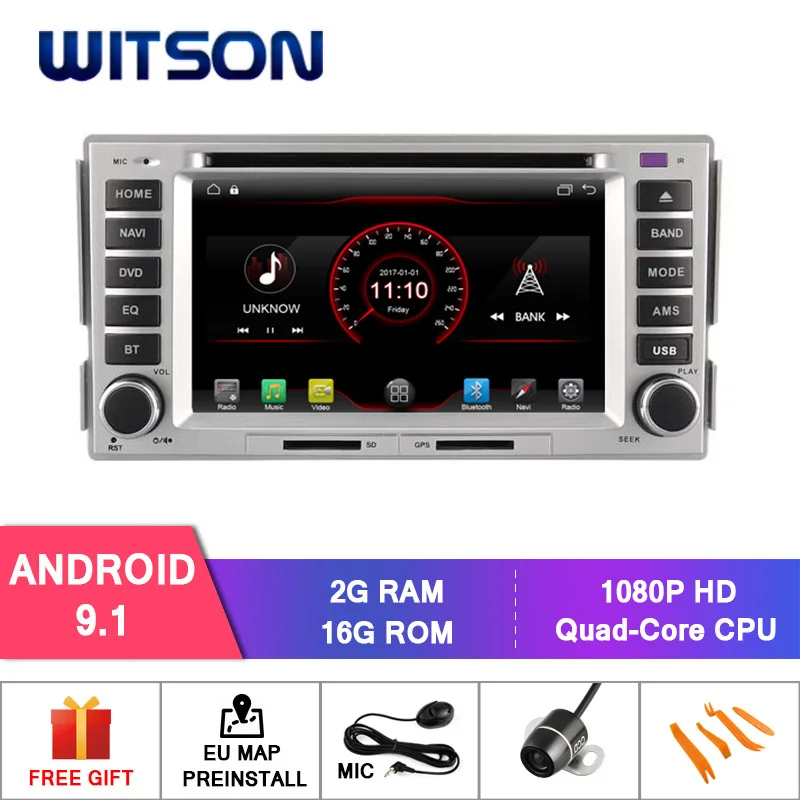 

WITSON Android 9.1 car dvd player For HYUNDAI SANTA FE 2007-2011/ELANTRA 2000-2006 car navigation 2G RAM 16G ROM