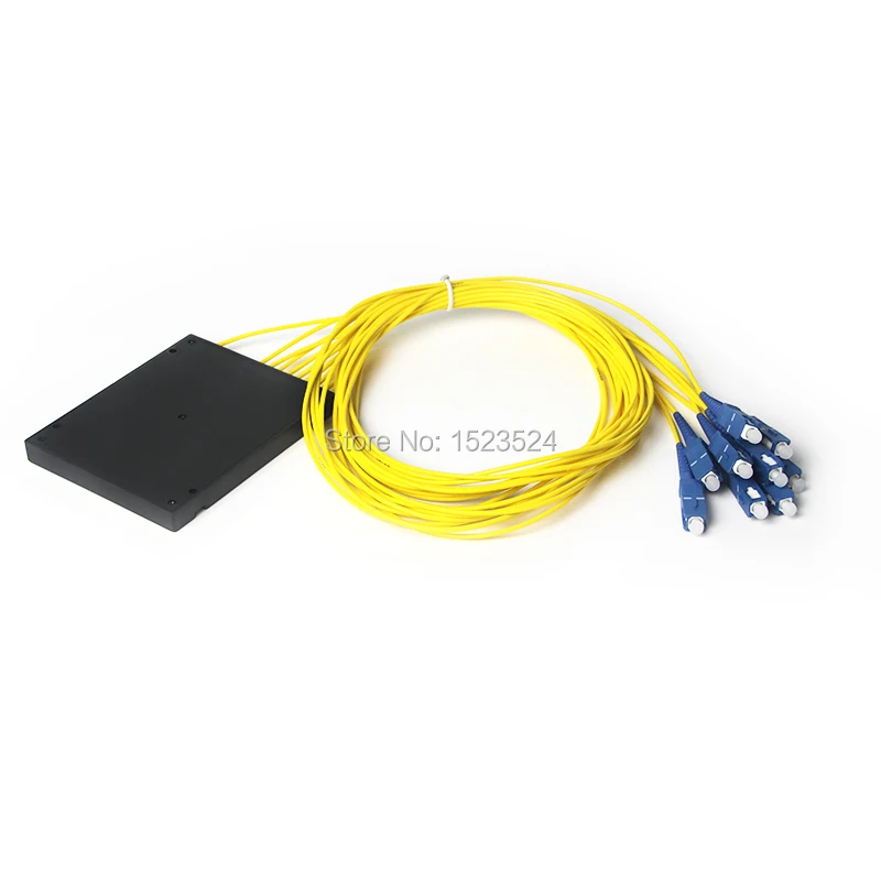 Бесплатная доставка GPON EPON 1x8 ABS модуль коробки Тип SC/UPC Волоконно оптический PLC