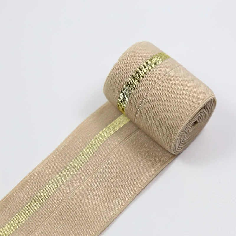 Buy Width 4cm glossy thin black elastic band rubber