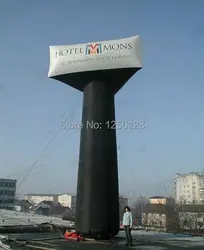 Гигантские 7 м high движущихся рекламный щит надувные треугольник шар