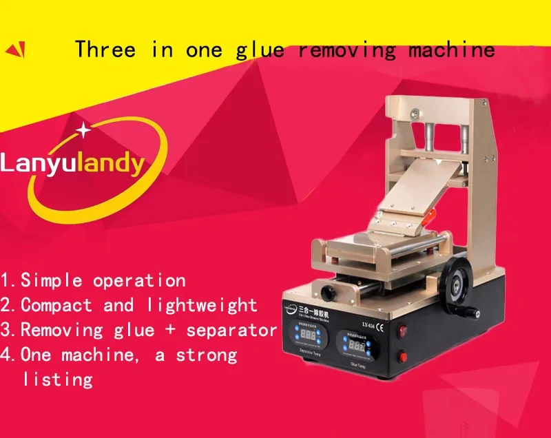 110 В/220 В 3 в 1 Вакуумный ЖК-экран сепаратор/подогреватель/ОСА клей очиститель для поляризационного устройства сотовый телефон экран Ремонт