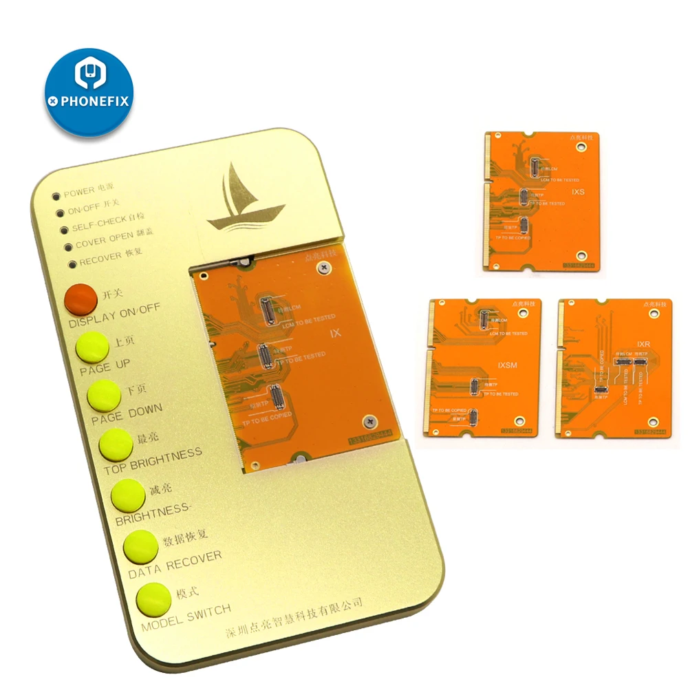 

PHONEFIX DL-100 Intelligent Multifunctional Test Board for iPhone X XS XSMAX XR Screen Flip / Display / Touch Screen Test Board