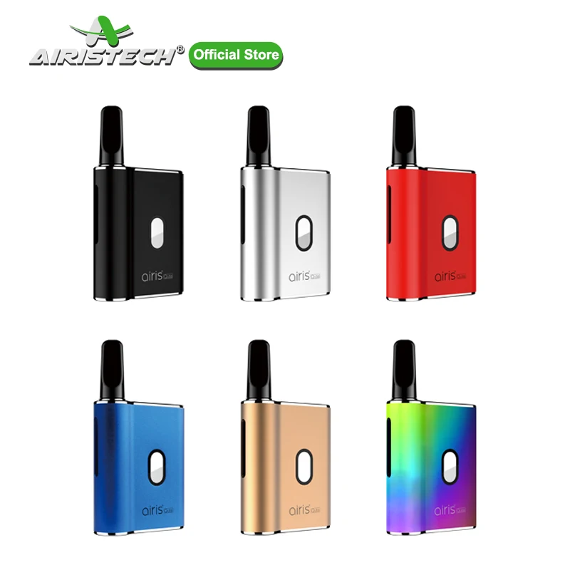 

AIRISTECH Airis Qute Kit Wax Vaporizer Portable Window Electronic Cigarette Kit Pocket Size Qcell Quartz Coil Variable Voltage