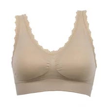 Женские Бесшовные бюстгальтеры, однотонное нижнее белье, бюстгальтеры, стрейчевые, с подкладкой, без косточек, на каждый день, пуш-ап, Активный бюстгальтер, нижнее белье