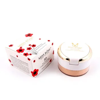 

HOT Miss Rose face makeup 3 in 1 bare mineral compact and loose powder pallet oil control sun block concealer powder setting