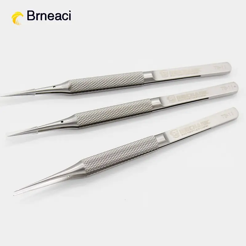 Brneaci высокое качество титановый сплав Пинцет для iPhone ремонт точность машинное обслуживание папка палец Летающий пинцет