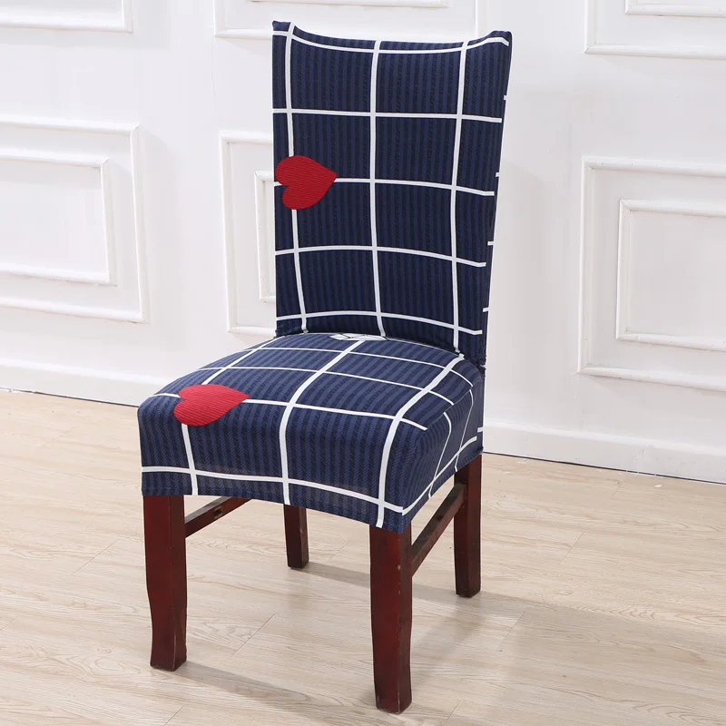 Spandex Elastic Plant Flower Printing Pattern Chair Covers Dustproof Stretch Modern Dining Party Seat Cover for Banquet | Дом и сад