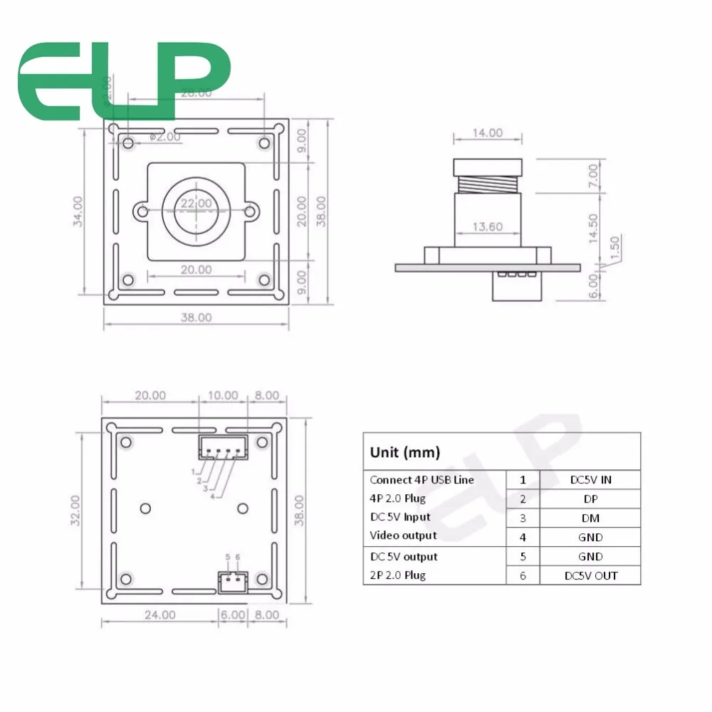 ELP без искажений объектив драйвер бесплатно 8mp камера usb с IMX179 CMOS сенсор. Высокое разрешение 3264*2448 промышленная веб-камера
