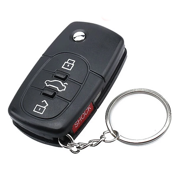 Mini Electric Shock Gag Joke Prank Car Key Remote Control Fun