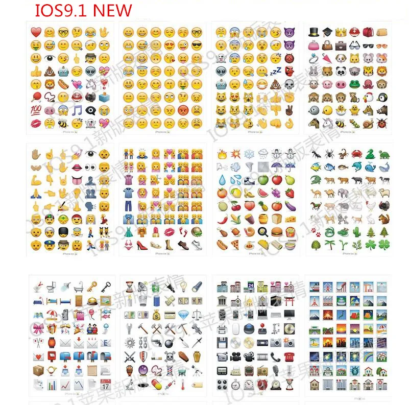 aliexpress com buy mix 10 sheets lot classic face 9 1 cut sticker sheets