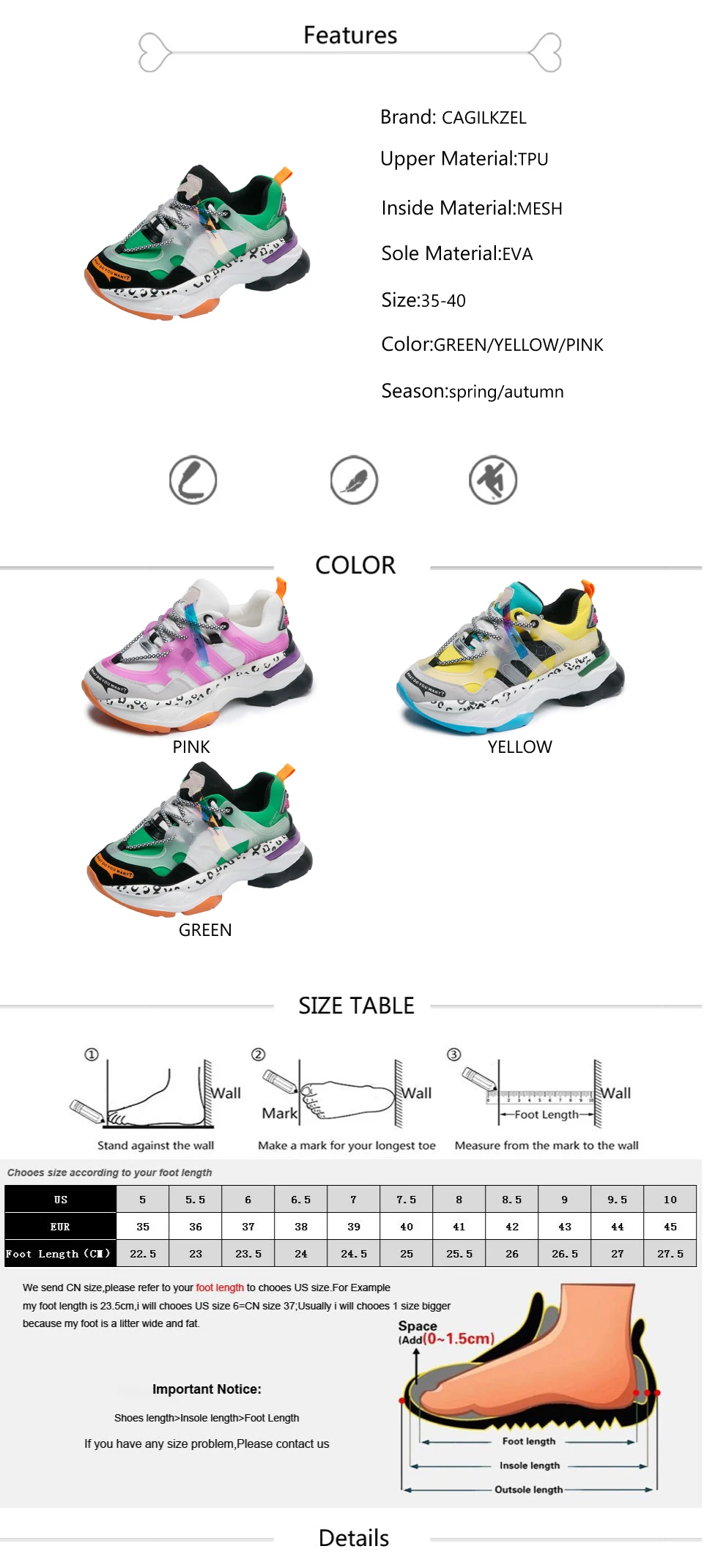 2019 New Sneakers Women 35-42 Platform White Sneakers Horsehair Shoes Casual Flats Breathable Soft Woman Chunky Shoes (2)