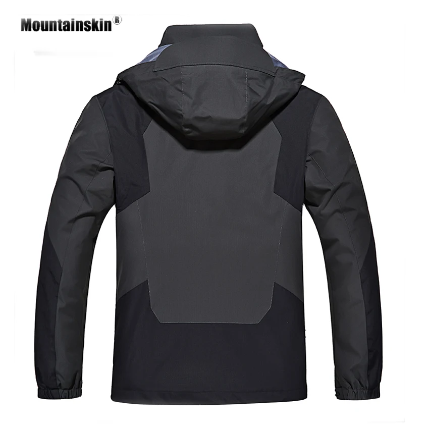 Мужская и женская верхняя куртка Mountainskin осенне зимняя флисовая ветровка с
