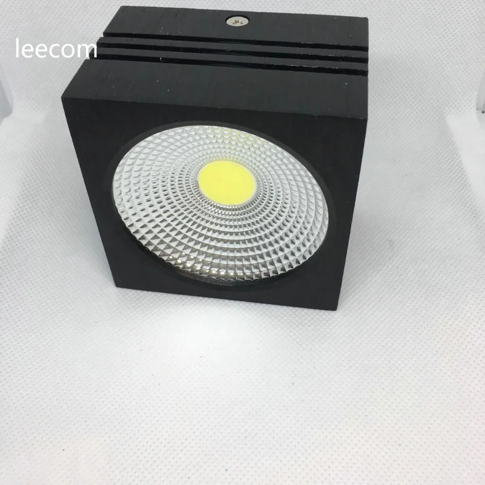 

4pcs New Led Spotlight 3w 5w 7w Led Square Down Light Alum Led Ceiling Light Ac85-265v Recessed Led Retail Warranty