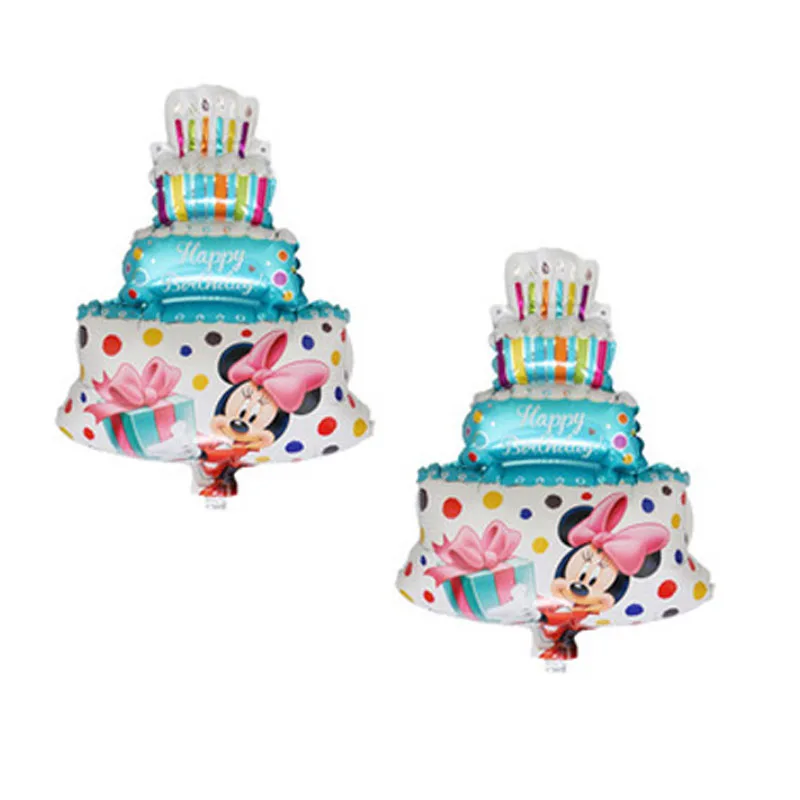 100pc mini blue cake 100 шт фольги Воздушные шары Минни Маус Мини Размер Воздушные праздничные надувные шары воздушные шары Детские игрушки вечерние украшения - Цвет: 100pc mini blue cake