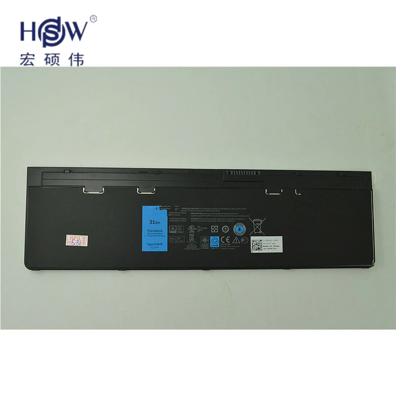  HSW 11.1V 31WH laptop battery FOR DELL Latitude 12 7000-E7240 Latitude E7240 Latitude E7250 Latitud
