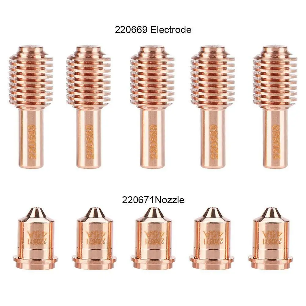 

20pcs Set 220669 220671 Plasma Torch Electrodes Nozzle Tips Welding Accessories