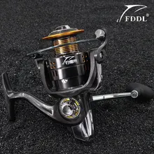 Новая Металлическая катушка для спиннинга(безрукавка) 12+ 1BB 5,2: 1 карповая Рыболовная катушка морская Удочка рыболовная снасть PESCA