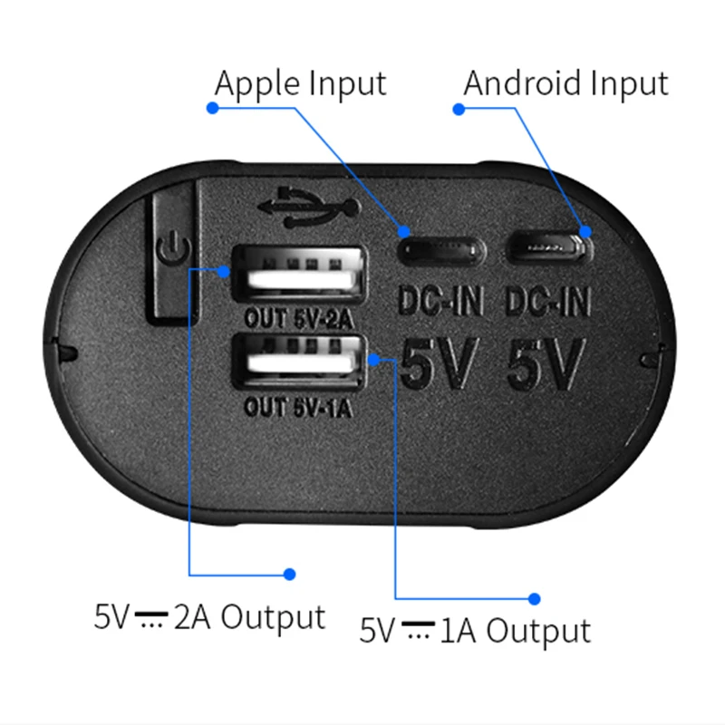 Evewher D2 стиль 26650 Li-Ion Батарея Зарядное устройство для телефона 26650 18650 Аккумуляторы 2 слота 5V Тип C Micro USB Зарядное устройство цепи