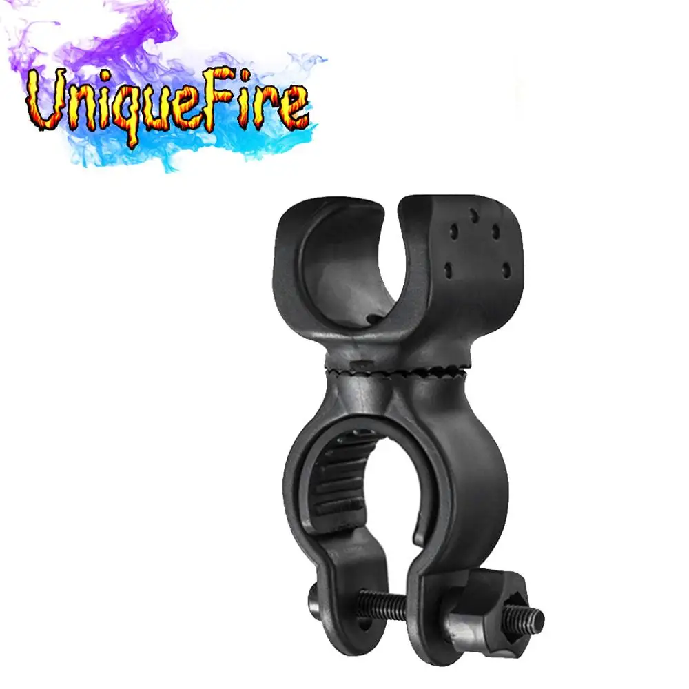 

UniqueFire Mountain Bike Bicycle Torch Clamp LED Flashlight Mount Holder 360 degree Rotationt For IR Light Night Vision