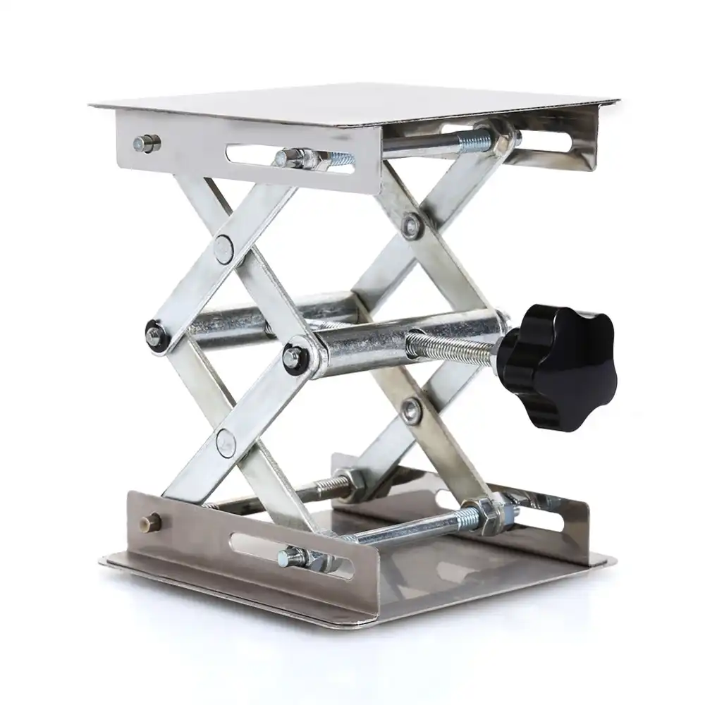 Laboratory Lifting Platform Steel Scissor Stand Rack Adjustable