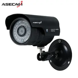 Asecam Новый Sony CCD 960 H Effio 1200tvl CCTV Черный Пуля аналоговый наружного наблюдения Водонепроницаемый 36LED инфракрасный безопасности Камера