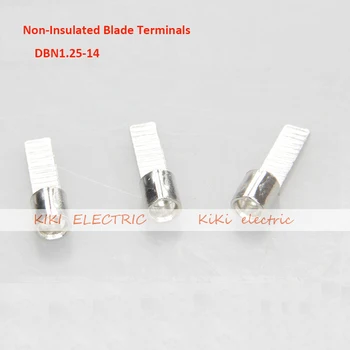

DBN1.25-14 Non- Insulated Blade Terminal / cold terminal for 0.5-1.5mm2 cable 1000pcs/bag Chip - Shaped Naked Terminal