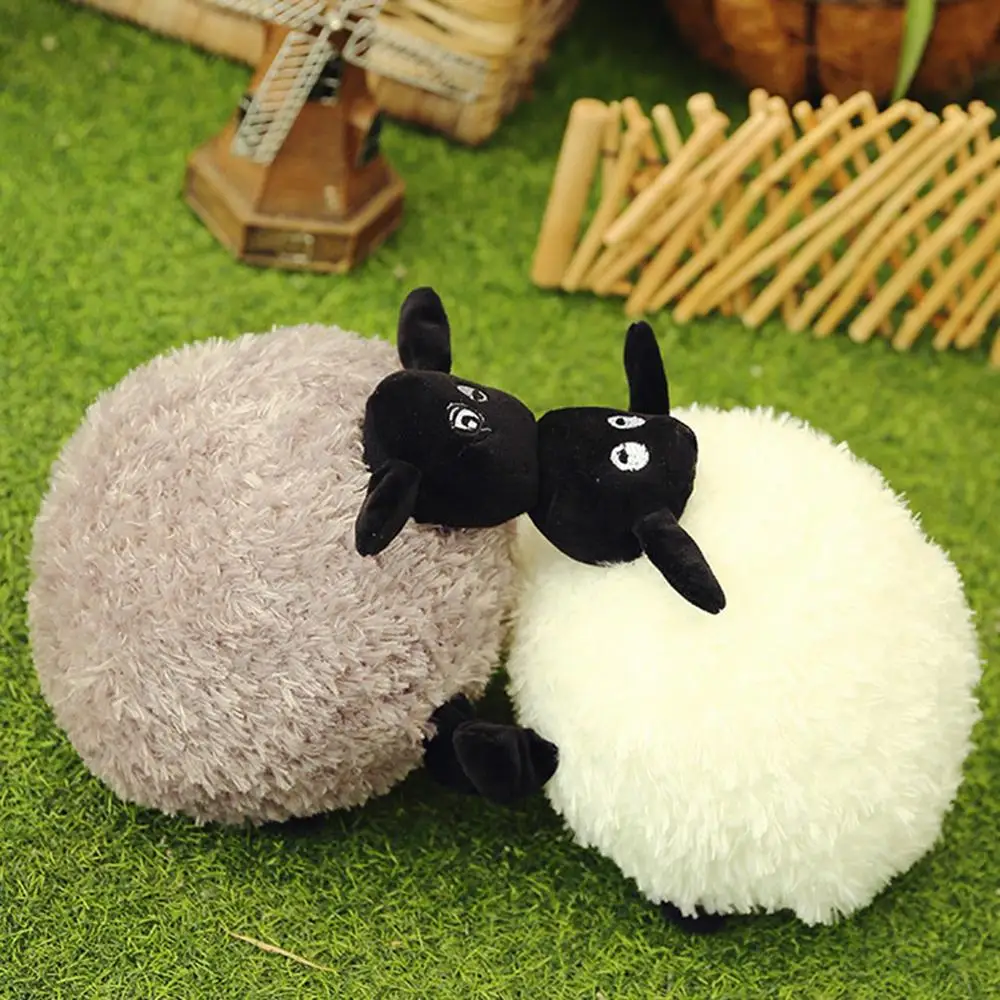 

1PC Cartoon Sheep Lamb Doll Plush Toys Stuffed Soft Plush Toy Lovely Soft Fluffy Stuffed Sheep Character Baby Birthday Toy Gift