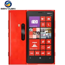 Orijinal Nokia Lumia 920 GPS WiFi 3G & 4G 32 GB ROM 1 GB RAM 8MP Kamera Unlocked windows cep telefonu Cep telefonu