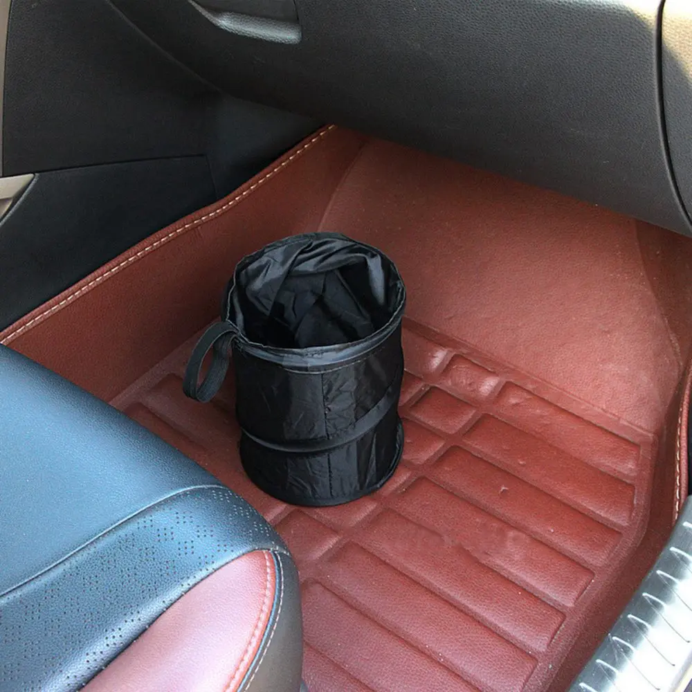 Foldable Oxford Cloth Car Trash Bag Multifuntional Automobile Trash Bin Auto Rubbish Organizer Garbage Storage Can Accessories
