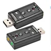 External USB Audio Sound Card Adapter 3D VIRTUAL 7.1CHANNEL For PC LAPTOP WIN7 8 new new ► Photo 1/5