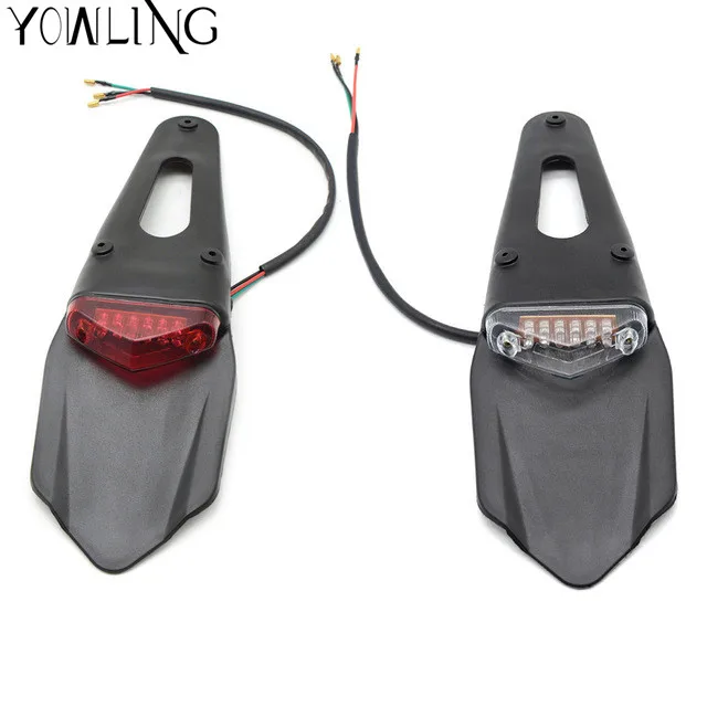 For  EXC EXCF SX SXF SXS MXC MX XC XCW XCF XCFW EGS LC4 Light Enduro Trial Bike 12 LED Brake Stop Rear rear fender Tail Light